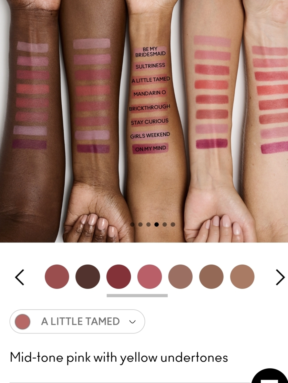 MAC Cosmetics A Little Tamed Powder Kiss Lipstick - Picture 5 of 5